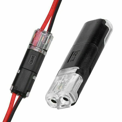 Detalle de extremos y conductores del conector D2